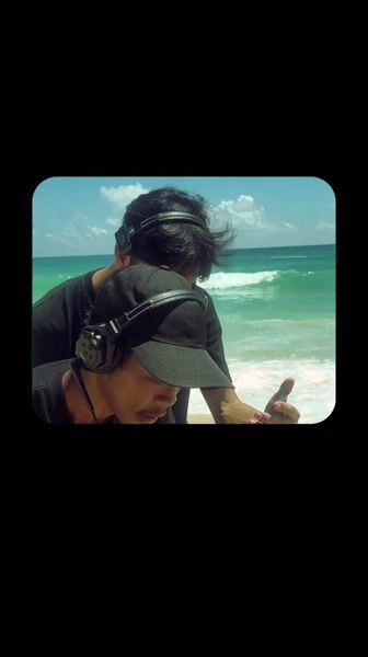 ภาพจากคลิปเบื้องหลังการถ่ายทำของ Frame