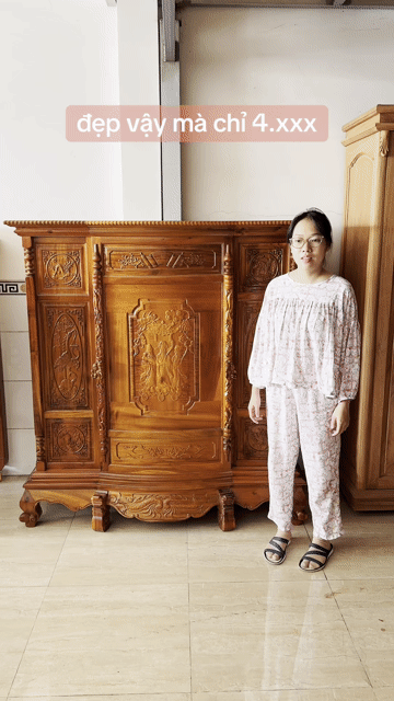 Tủ thờ Gỗ tràm bông vàng Nâu đỏ 1m45. Mua bán Tủ, kệ gia đình tại Thị xã Bến Cát Bình Dương được đăng bởi Đồ Gỗ Nội Thất Ngọc Cương   hình 1