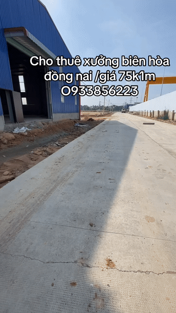 Cho thuê Văn phòng, Mặt bằng kinh doanh Thành phố Biên Hòa Đồng Nai diện tích 1485 m² giá 110 triệu/tháng