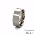 8mm Comfort Fit Brushed Titanium Wedding Ring 360 Video two