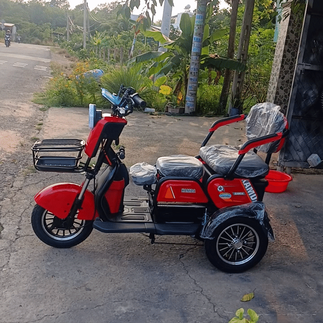 Xe điện 3 bánh 2000W màu Đỏ mới. Mua bán Xe máy tại Thị xã Bến Cát Bình Dương được đăng bởi Nguyễn Thị ngoan hình 1