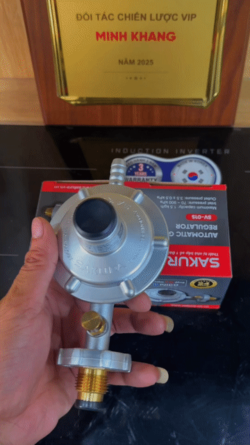 Van điều áp gas SAKURA SV-015. Mua bán Bếp, lò, đồ điện nhà bếp tại Quận Dương Kinh Hải Phòng được đăng bởi Nguyễn Thành hình 1