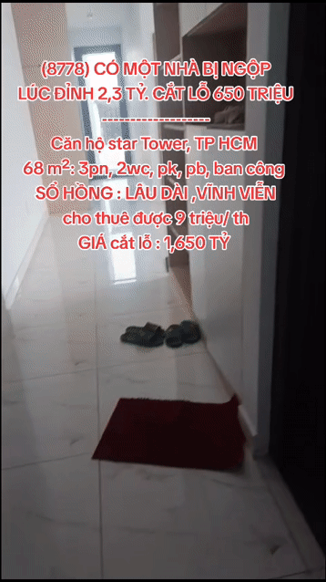 Mua bán Căn hộ Chung cư Khu dân cư thương mại Quốc Vương Thành phố Thuận An Bình Dương diện tích 68 m² giá 1,65 tỷ