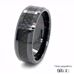 8mm Black Ceramic Zirconia and Carbon Fibre Ring 360 Video two