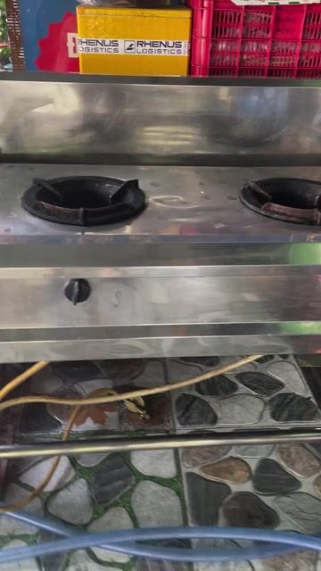 Bàn bếp gas Inox 2 lò 1.2m x 0.8m. Mua bán Bếp, lò, đồ điện nhà bếp tại Quận Bình Thạnh Tp Hồ Chí Minh được đăng bởi Trang Hà hình 1