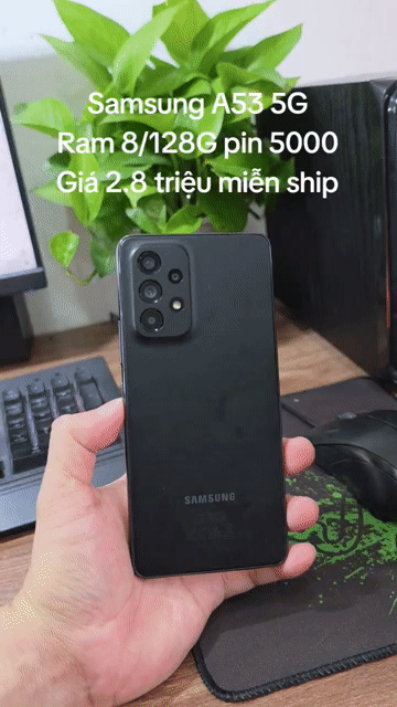 Samsung A53 5G 128GB màn zin mượt pin bền. Mua bán Điện thoại tại Quận Hà Đông Hà Nội được đăng bởi Shop Điện Thoại Cũ Zin hình 1
