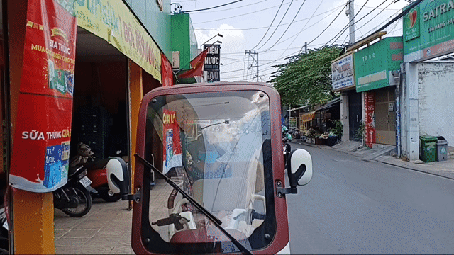 Xe điện 3 bánh SUNTO Đỏ, Trắng. Mua bán Xe máy tại Quận 12 Tp Hồ Chí Minh được đăng bởi AN hình 1