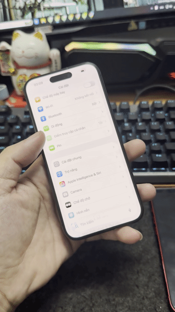 Apple iPhone 15 Pro 128GB Quốc tế 98%. Mua bán Điện thoại tại Quận Gò Vấp Tp Hồ Chí Minh được đăng bởi Quảng Phạm Mua Iphone Lock và QT  HCM hình 1