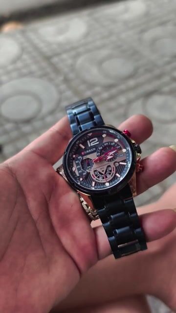 Đồng hồ đeo tay CURREN Nam Xanh 45. Mua bán Đồng hồ tại Huyện Thanh Trì Hà Nội được đăng bởi Đồng hồ 2hand Giang còi  hình 1