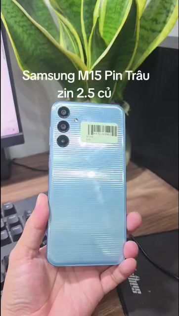 Samsung M15 5G 128GB pin trâu 6000mah Zin mượt. Mua bán Điện thoại tại Quận Hà Đông Hà Nội được đăng bởi Shop Điện Thoại Cũ Zin hình 1