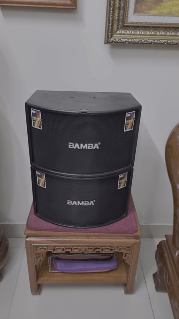 Bán cặp Loa BAMBA Đen  như hình. Mua bán Tivi, Âm thanh tại Huyện Quảng Ninh Quảng Bình được đăng bởi rat van hình 1