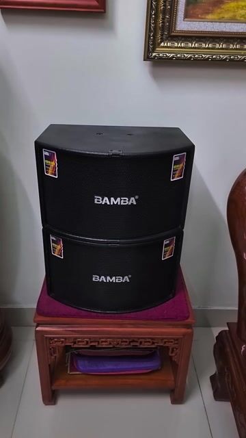 Bán cặp Loa BAMBA Đen  như hình. Mua bán Tivi, Âm thanh tại Huyện Quảng Ninh Quảng Bình được đăng bởi rat van hình 1