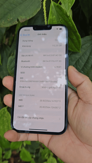  iPhone 13 128GB quốc tế pin 89%. Mua bán Điện thoại tại Huyện Cẩm Mỹ Đồng Nai được đăng bởi Như hình 1