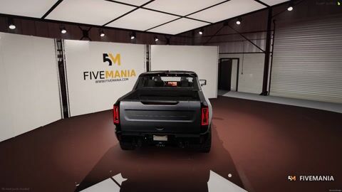 FIVEM Ev22 | Realistic Electric Truck [Unbadged] Add-On | Detailed Interior | Off-Road Wheels | Optimized | Fivem Ready | High Quality — video preview