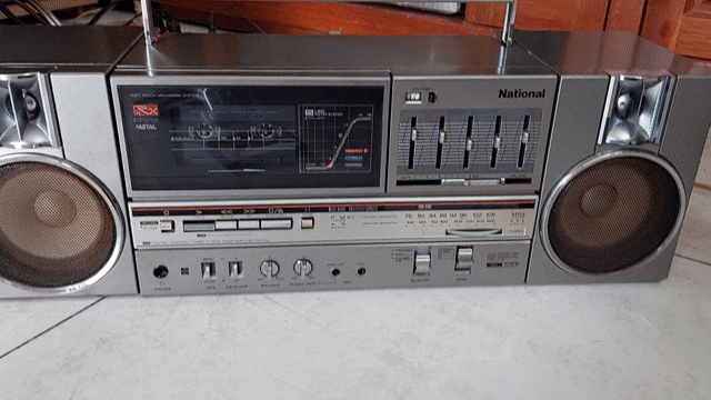Đài cassette National RX C45. Mua bán Tivi, Âm thanh tại Huyện Bình Chánh Tp Hồ Chí Minh được đăng bởi Le va loa amply bãi hình 1
