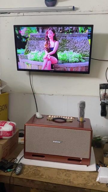 Loa karaoke xách tay Bass 20cm PU kim tuyến. Mua bán Tivi, Âm thanh tại Quận Ninh Kiều Cần Thơ được đăng bởi DTD hình 1