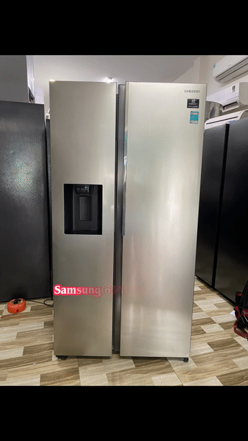 Tủ lạnh Samsung Side by Side 635L Bạc. Mua bán Tủ lạnh tại Quận Gò Vấp Tp Hồ Chí Minh được đăng bởi PHƯỚC THƯ Kho Điện Máy hình 1