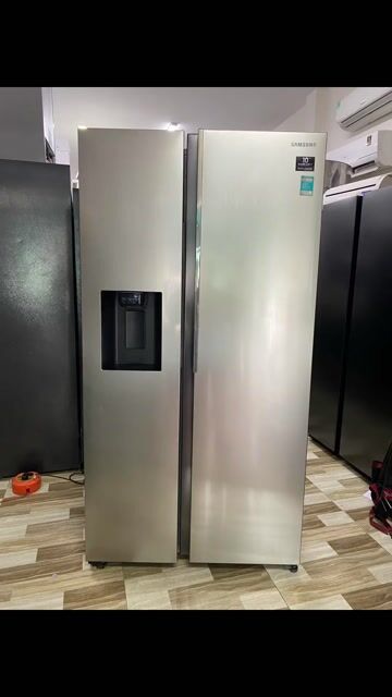 Tủ lạnh Samsung Side by Side 635L Bạc. Mua bán Tủ lạnh tại Quận Gò Vấp Tp Hồ Chí Minh được đăng bởi PHƯỚC THƯ Kho Điện Máy hình 1