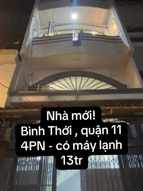 Cho thuê Nhà ở Quận 11 Tp Hồ Chí Minh diện tích 44 m² giá 12,9 triệu/tháng