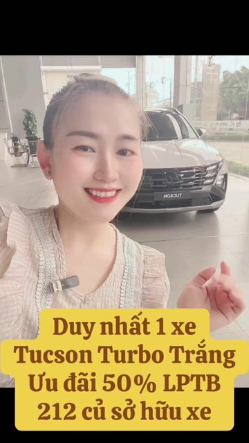 Tucson Turbo Trắng Chỉ 1 Xe *** 50% LPTB. Mua bán Ô tô tại Huyện Châu Thành Sóc Trăng được đăng bởi Ms Vân Hyundai Cần Thơ  hình 1