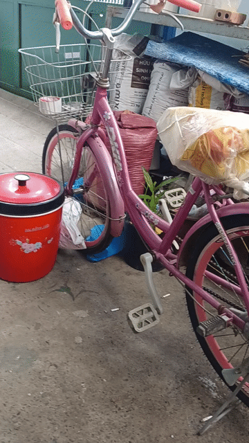 Xe đạp Nữ màu Hồng. Mua bán Xe đạp tại Thành phố Dĩ An Bình Dương được đăng bởi Tiến Đạt90 hình 1