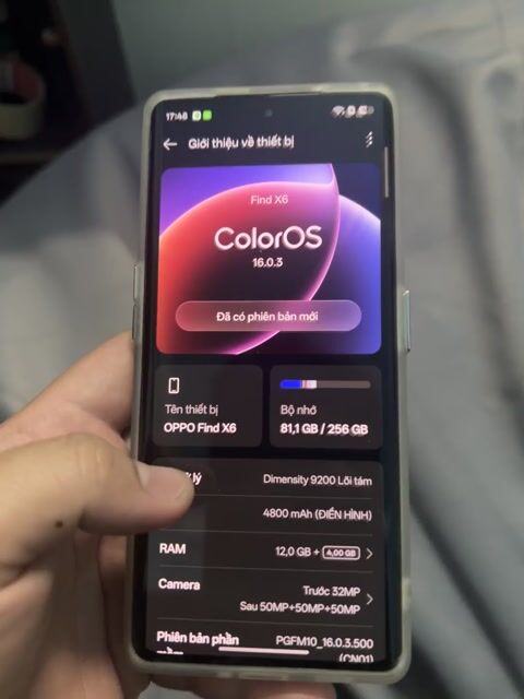cần bán oppo find x6 hoặc gl ipad/mtb. Mua bán Điện thoại tại Thành phố Trà Vinh Trà Vinh được đăng bởi Trần Thanh Phong  hình 1