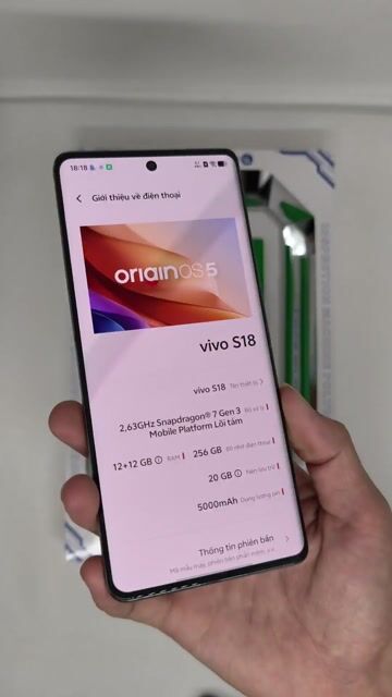 Vivo S18 12/256, full chức năng, có ship. Mua bán Điện thoại tại Quận Thanh Xuân Hà Nội được đăng bởi Đỗ Mạnh Nhuận hình 1