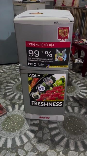 Tủ lạnh Sanyo 145l Xám. Mua bán Tủ lạnh tại Huyện An Dương Hải Phòng được đăng bởi Phát Thanh Lý  hình 1