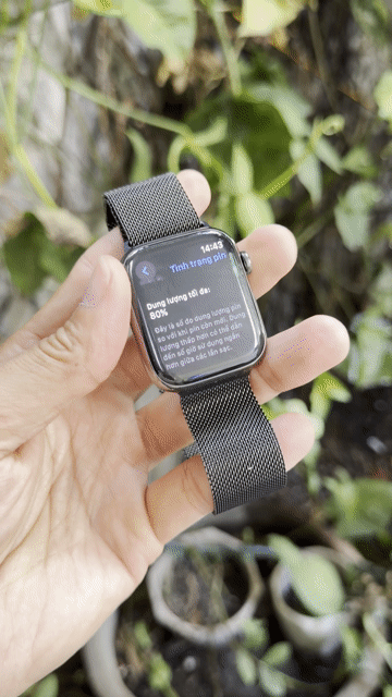 Apple Watch Series 7 GPS + Cellular 45mm Đen Thép. Mua bán Thiết bị đeo thông minh tại Quận Sơn Trà Đà Nẵng được đăng bởi Anh Apple Chính Hãng hình 1