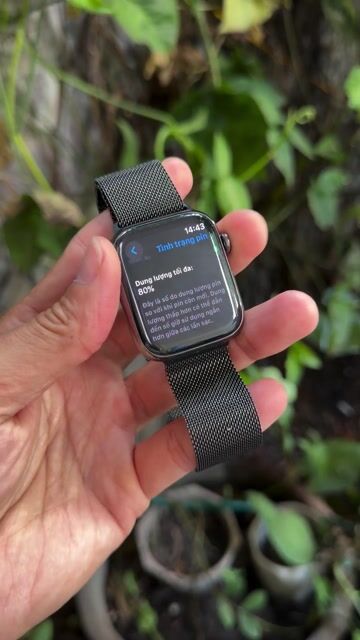 Apple Watch Series 7 GPS + Cellular 45mm Đen Thép. Mua bán Thiết bị đeo thông minh tại Quận Sơn Trà Đà Nẵng được đăng bởi Anh Apple Chính Hãng hình 1