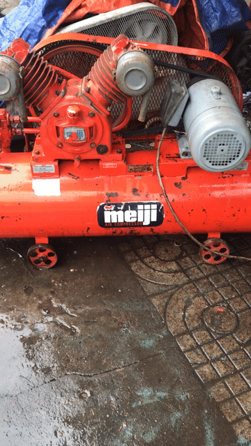 Máy nén khí Meiji 5hp 120 lít. Mua bán Đồ chuyên dụng, Giống nuôi trồng tại Thành phố Quảng Ngãi Quảng Ngãi được đăng bởi Mỹ Trinh hình 1