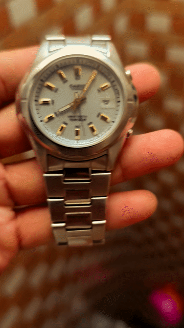 Đồng hồ Casio Lineage Nam Kim loại Bạc. Mua bán Đồng hồ tại Quận Tân Phú Tp Hồ Chí Minh được đăng bởi Ngoc anh hình 1