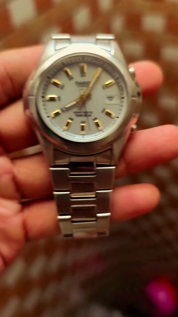 Đồng hồ Casio Lineage Nam Kim loại Bạc. Mua bán Đồng hồ tại Quận Tân Phú Tp Hồ Chí Minh được đăng bởi Ngoc anh hình 1