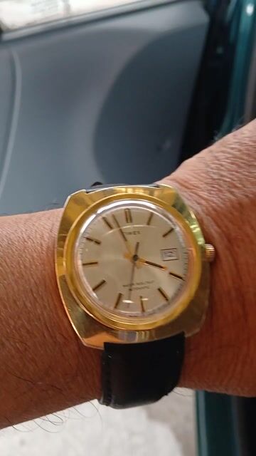 Đồng hồ Timex Nam Bọc vàng Tự động 38mm. Mua bán Đồng hồ tại Thành phố Long Xuyên An Giang được đăng bởi Long Xuyên  hình 1