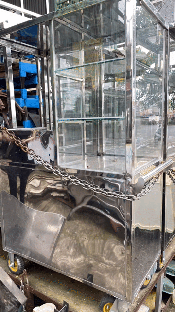 Xe đẩy bán hàng Inox 1m65x1m2. Mua bán Đồ chuyên dụng, Giống nuôi trồng tại Huyện Đức Trọng Lâm Đồng được đăng bởi Tranhao hình 1