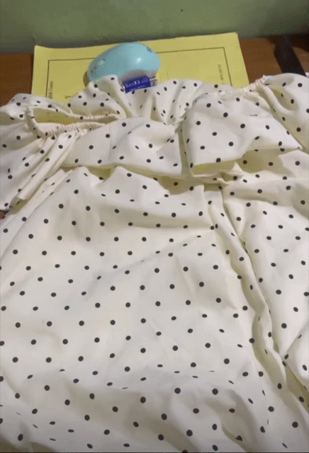 Áo baby doll nữ M Trắng chấm bi đen. Mua bán Quần áo tại Quận Hai Bà Trưng Hà Nội được đăng bởi NgMy hình 1