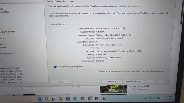 HP 240 G9 i3 12th 8GB/256GB 14 inch. Mua bán Laptop tại Quận Đống Đa Hà Nội được đăng bởi thắng mobile mua bán điện thoại hình 1