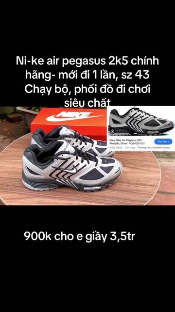 Giày thể thao Nike Air Pegasus 2K5 Nam. Mua bán Giày dép tại Huyện Phúc Thọ Hà Nội được đăng bởi Bon Shoes hình 1