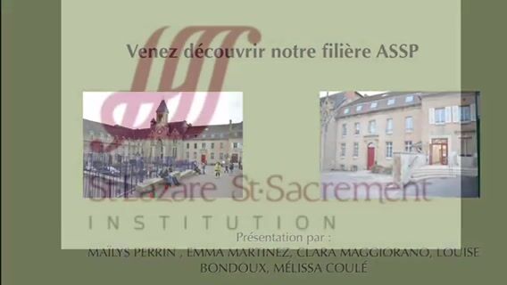 Venez découvrir notre filière ASSP