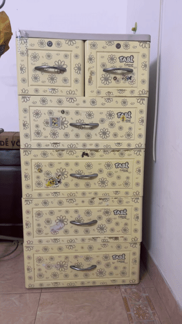 Tủ quần áo Duy Tân Tabi Nhựa Vàng kem. Mua bán Tủ, kệ gia đình tại Quận Gò Vấp Tp Hồ Chí Minh được đăng bởi Sweety Corner hình 1