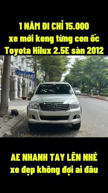 Toyota Hilux 2. 4x2 2012 Bạc 200000 km. Mua bán Ô tô tại Quận Gò Vấp Tp Hồ Chí Minh được đăng bởi PHẠM VIỆT hình 1