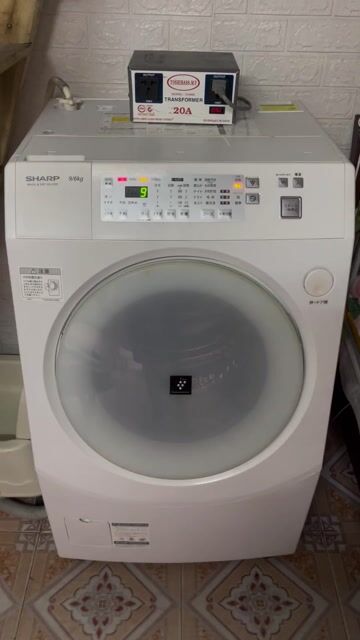 Máy giặt sấy Sharp 9/6kg cửa trước Trắng. Mua bán Máy giặt tại Quận Thanh Xuân Hà Nội được đăng bởi Tên chưa cung cấp hình 1