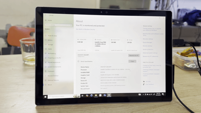 Microsoft Surface Pro 4 i5 12.3 inch 8GB/256GB. Mua bán Laptop tại Quận Đống Đa Hà Nội được đăng bởi tshop tây sơn hình 1
