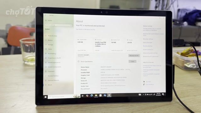 Microsoft Surface Pro 4 i5 12.3 inch 8GB/256GB. Mua bán Laptop tại Quận Đống Đa Hà Nội được đăng bởi tshop tây sơn hình 1