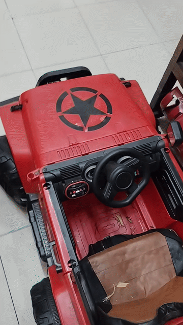 Xe điện trẻ em màu Đỏ 12V. Mua bán Mẹ và bé tại Quận 10 Tp Hồ Chí Minh được đăng bởi whiteblue hình 1