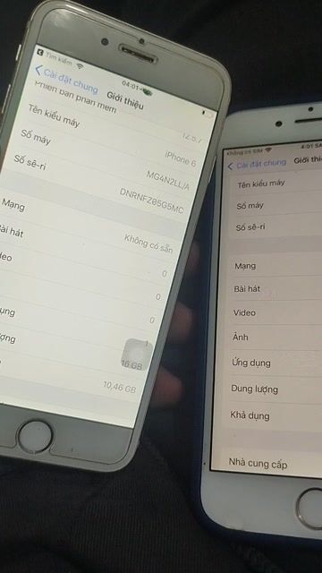 Apple iPhone 6 16GB Trắng mất vân tay có đổi xác. Mua bán Điện thoại tại Thành phố Dĩ An Bình Dương được đăng bởi Thanh Ly SD hình 1