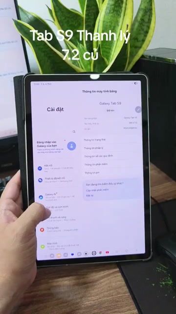 Samsung Galaxy Tab S9 thanh lý Zin nguyên cây. Mua bán Máy tính bảng tại Quận Hà Đông Hà Nội được đăng bởi Shop Điện Thoại Cũ Zin hình 1