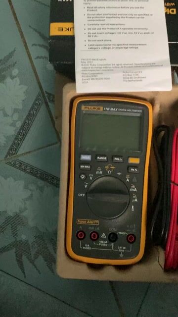 Đồng hồ vạn năng Fluke 17B Max Vàng Mới. Mua bán Đồ chuyên dụng, Giống nuôi trồng tại Thành phố Biên Hòa Đồng Nai được đăng bởi Satthuloaihoa hình 1