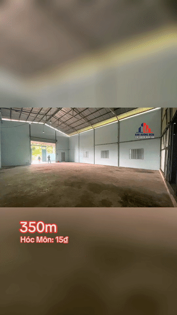 Cho thuê Văn phòng, Mặt bằng kinh doanh Huyện Hóc Môn Tp Hồ Chí Minh diện tích 350 m² giá 15 triệu/tháng