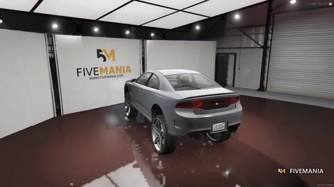 FIVEM Dodge Charger Hellcat | Lifted Sports Sedan [Badged] Add-On | Custom Suspension | Large Chrome Wheels | Interior & Exterior | Optimized | Fivem Ready | High Quality, video preview